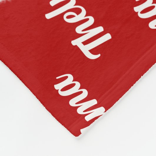 Couverture Polaire Coton de Tulear Chien Nom Noël (Coin)