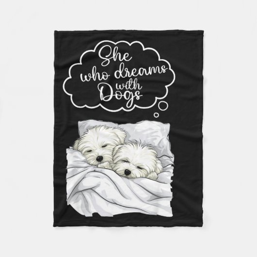 Couverture Polaire Coton De Tulear Dog Nightgown Pajama  (Devant)