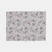 Couverture Polaire Cottage coeur Poster de animal lunaire (Devant (Horizontal))