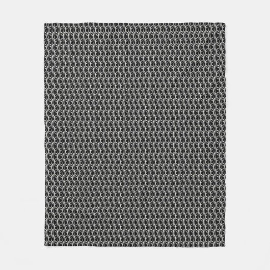 Couverture Polaire Cotte de mailles Armure Médiévale (Devant)