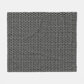Couverture Polaire Cotte de mailles Armure Médiévale (Devant (Horizontal))