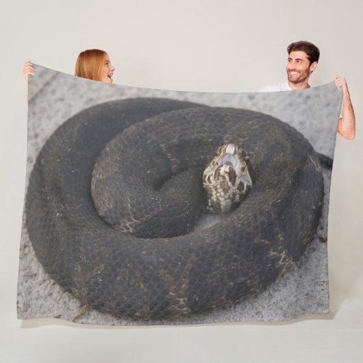 COUVERTURE POLAIRE COTTOM MOUTH SNAKE (En situation)