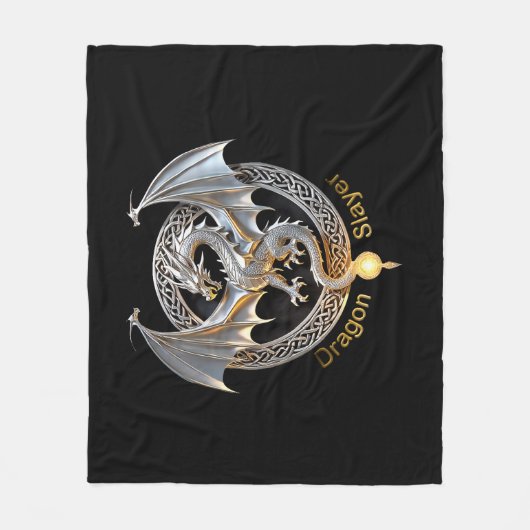 Couverture Polaire Couche de dragon (Devant)
