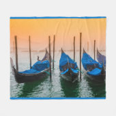 Couverture Polaire Coucher de soleil à Venise (Devant (Horizontal))