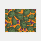 Couverture Polaire coucher de soleil du désert (Devant (Horizontal))