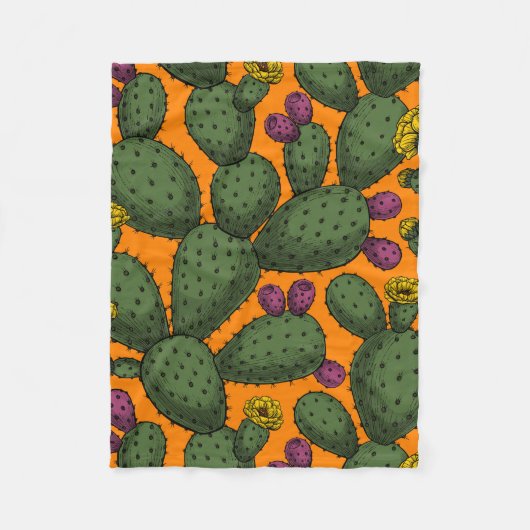 Couverture Polaire coucher de soleil du désert (Devant)