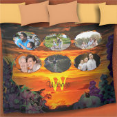 Couverture Polaire Coucher de soleil familial 2584