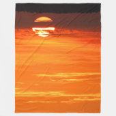 COUVERTURE POLAIRE COUCHER DE SOLEIL PACIFIQUE (Devant)