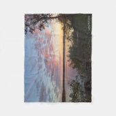 Couverture Polaire Coucher De Soleil Sur Le Lac Koronis (Devant)