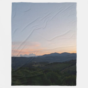 Couverture Polaire Coucher de soleil sur les Carpates – Photographie