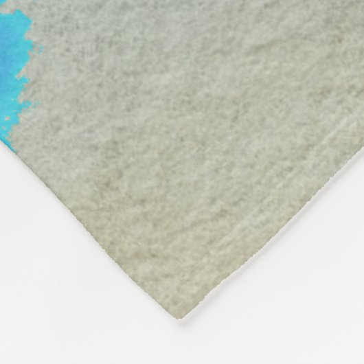 Couverture Polaire Coucher de soleil sur l'océan Abstrait (Coin)