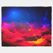 Couverture Polaire Coucher du soleil (Devant (Horizontal))