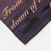 Couverture Polaire Coucher du soleil d'océan (Coin)