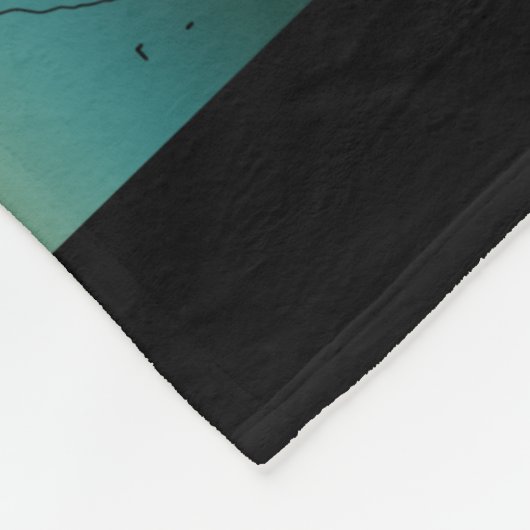 Couverture Polaire coucher du soleil en mode vacances (Coin)