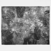 Couverture Polaire Couches de cristaux gris (Devant (Horizontal))