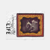 Couverture Polaire Coudre Est Ma Vie (Devant (Horizontal))
