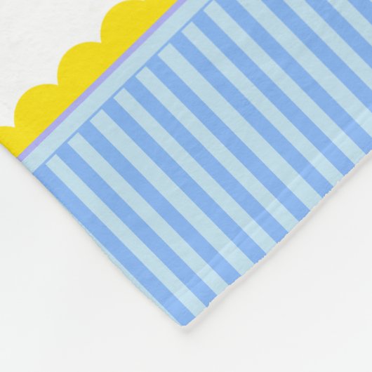 Couverture Polaire Couette bleu clair du phare (Coin)