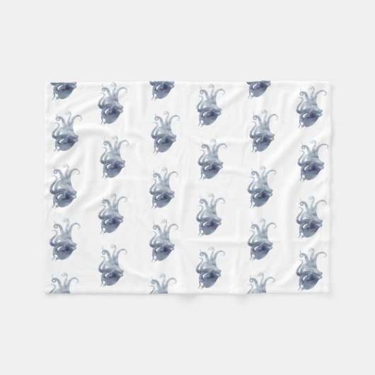 Couverture Polaire Couette confortable pour bébé Octopus (Devant (Horizontal))
