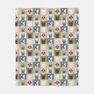 Couverture Polaire Couette mignonne des Bulldogs français - meilleur