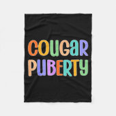 Couverture Polaire Cougar Puberty Midlife Funny Menopause Perimenopau (Devant)