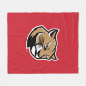 Couverture Polaire Cougars de SIUE (Devant (Horizontal))