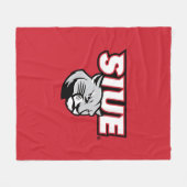 Couverture Polaire Cougars de SIUE (Devant (Horizontal))