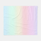 Couverture Polaire Couleur Aquarelle bleu arc-en-ciel (Devant (Horizontal))