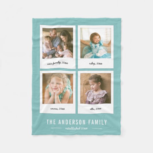 Couverture Polaire Couleur Arrière - plan modifiable instantanée du c (Devant)