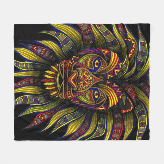 Couverture Polaire Couleur de César (Devant (Horizontal))