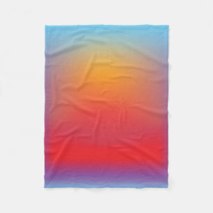 Couverture Polaire Couleur de fusion -1