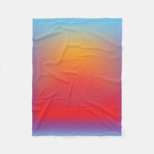 Couverture Polaire Couleur de fusion -1 (Devant)