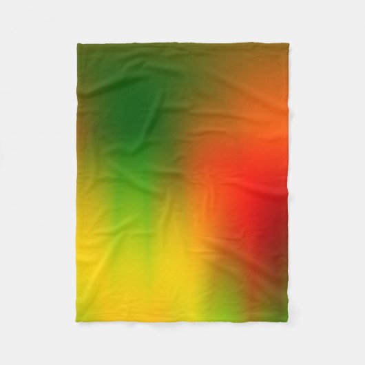 Couverture Polaire Couleur de Rasta (Devant)