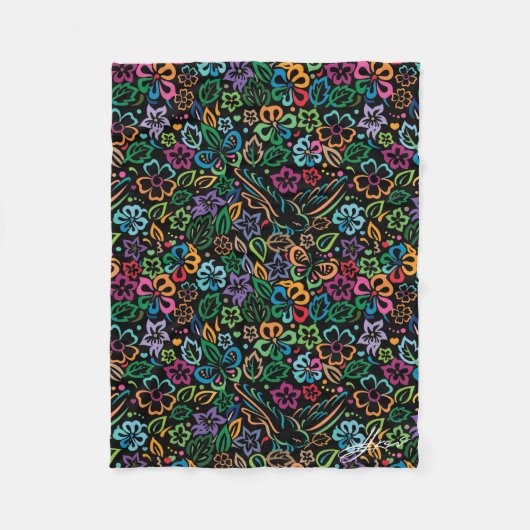 Couverture Polaire Couleur de vie (Devant)