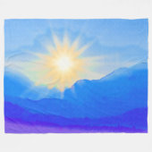 Couverture Polaire Couleur d'eau (Devant (Horizontal))