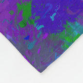 Couverture Polaire Couleur du peacock (Coin)