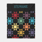 Couverture Polaire Couleur Lumineuse Faux Amish (Devant)