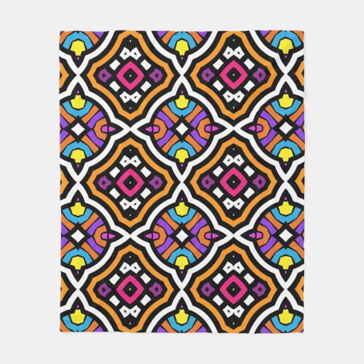 Couverture Polaire Couleur mignonne Joli Motif ethnique Tribal modern (Devant)