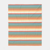 Couverture Polaire Couleur Muet des rayures sud-ouest (Devant)