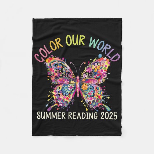 Couverture Polaire Couleur Notre Monde Été Lecture Programme 2025 Beu (Devant)