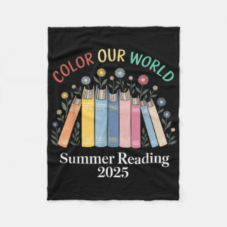 Couverture Polaire Couleur Notre Monde Lecture Été 2025 Livre Lover W