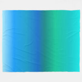 Couverture polaire couleur océan (Devant (Horizontal))