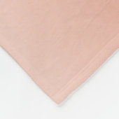 Couverture Polaire couleur pastel printanier rose pâle (Coin)