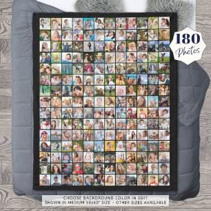 Couverture Polaire Couleur personnalisée simple 180 Carrés