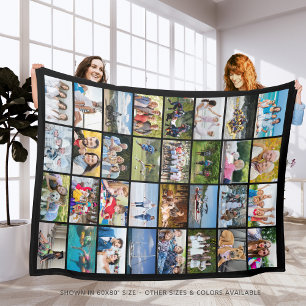 Couverture Polaire Couleur personnalisée simple 32 Rectangle