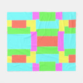 Couverture Polaire Couleur pointillée (Devant (Horizontal))