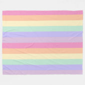 Couverture Polaire Couleur rose bleu vert violet jaune orange (Devant (Horizontal))