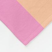 Couverture Polaire Couleur rose bleu vert violet jaune orange (Coin)