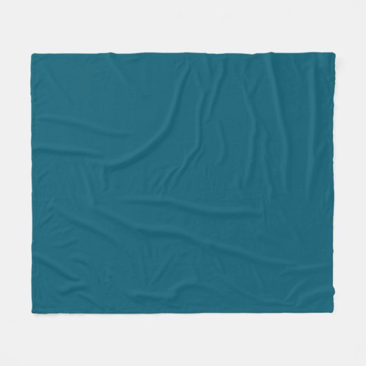 Couverture Polaire Couleur simple budget solide Turquoise (Devant (Horizontal))