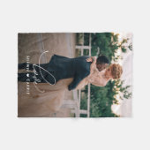 Couverture Polaire Couleur simple et modifiable Couleur personnalisée (Devant (Horizontal))