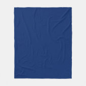 Couverture Polaire Couleur solide bleue royale (Devant)